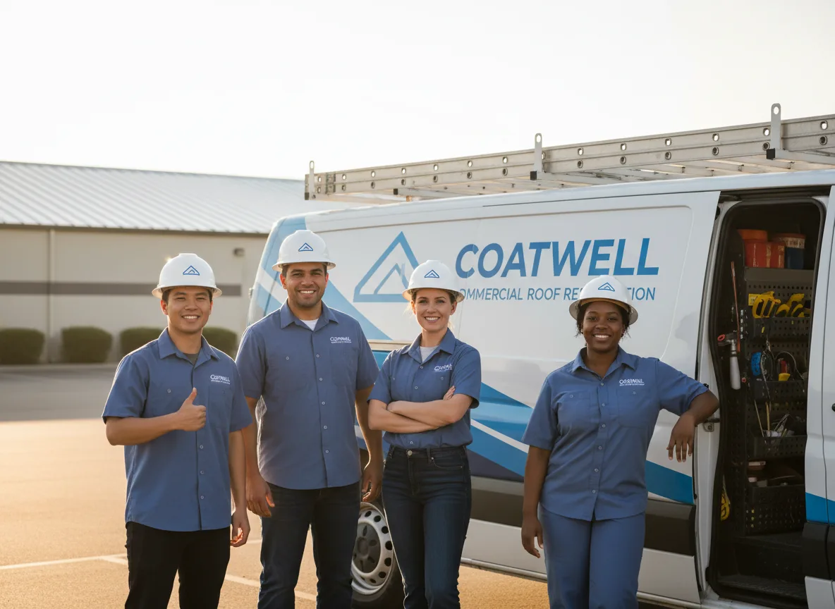 Commercial roof coating company in Mason City, IL